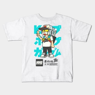 HHG DUDES - DJ RX-78 V4 Kids T-Shirt